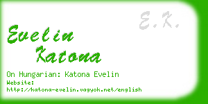evelin katona business card